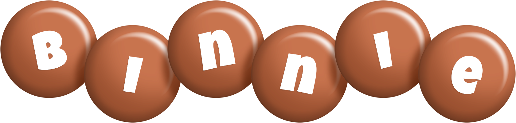 Binnie candy-brown logo