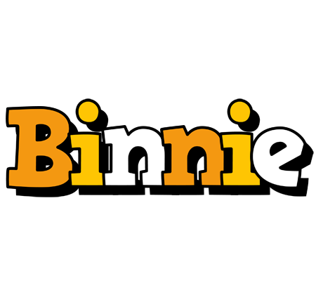 Binnie cartoon logo