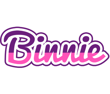 Binnie cheerful logo