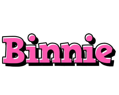 Binnie girlish logo