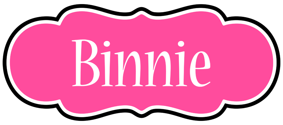 Binnie invitation logo