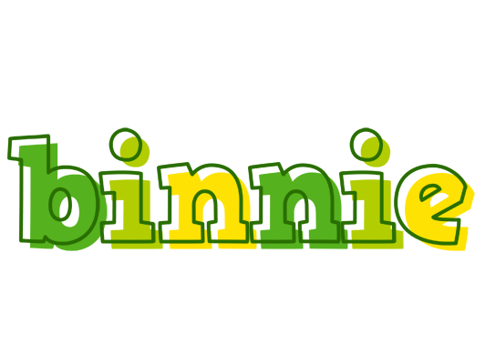 Binnie juice logo