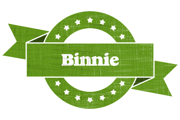 Binnie natural logo