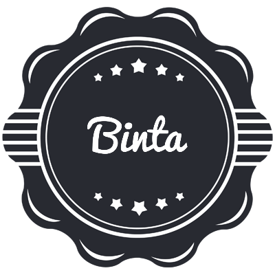 Binta badge logo