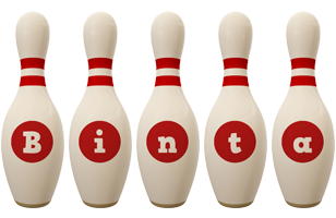 Binta bowling-pin logo