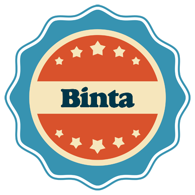 Binta labels logo