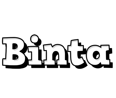 Binta snowing logo