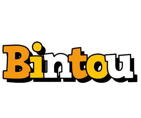 Bintou cartoon logo