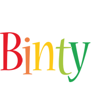 Binty birthday logo