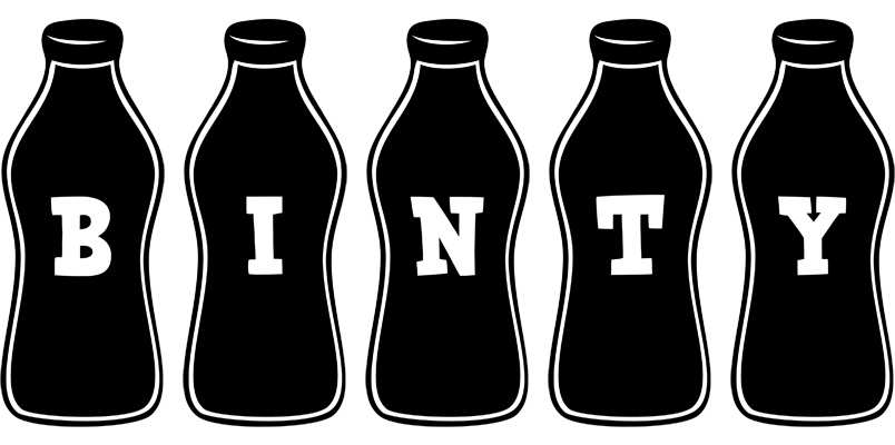Binty bottle logo