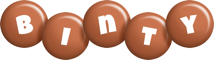 Binty candy-brown logo