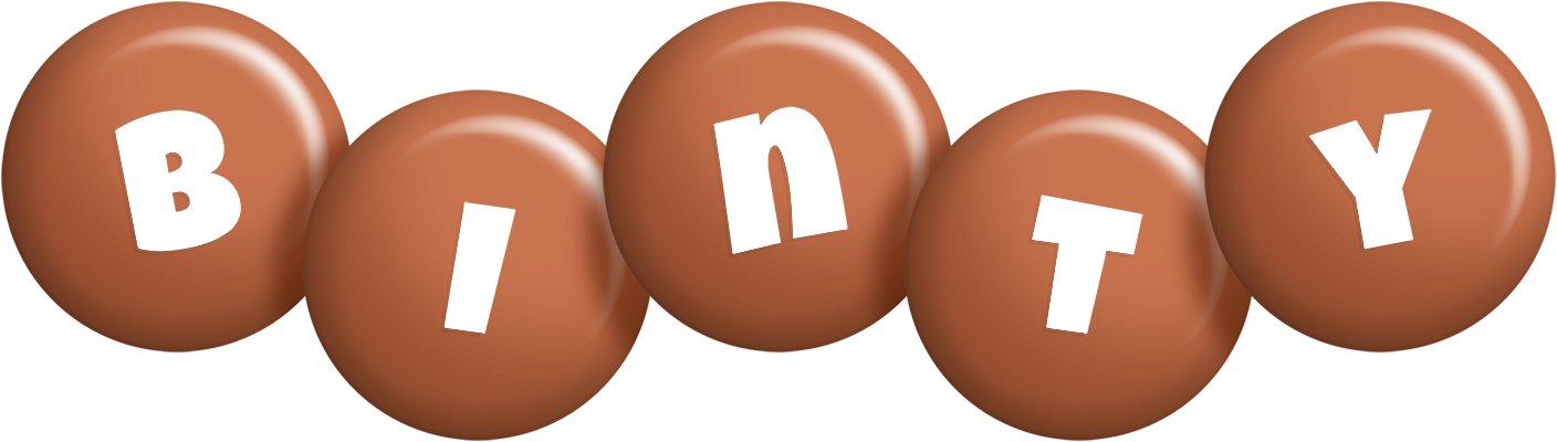 Binty candy-brown logo