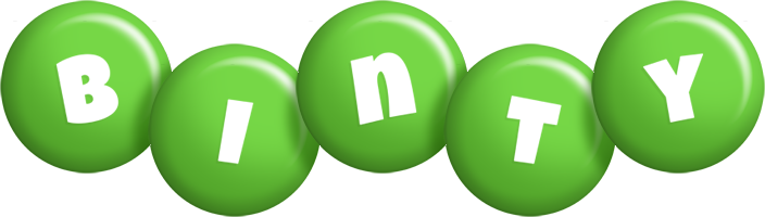 Binty candy-green logo
