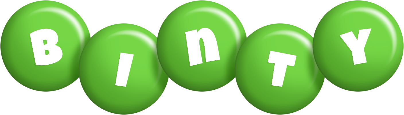 Binty candy-green logo