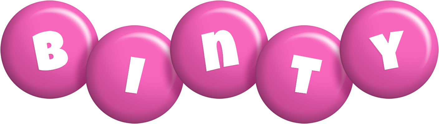 Binty candy-pink logo