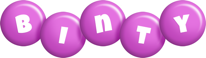 Binty candy-purple logo