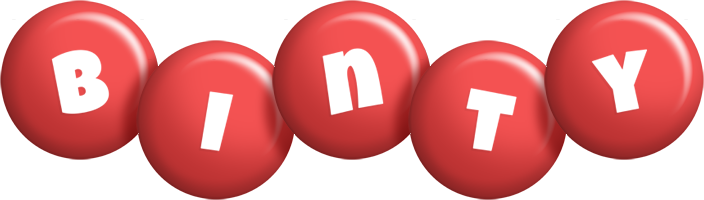 Binty candy-red logo