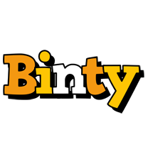 Binty cartoon logo