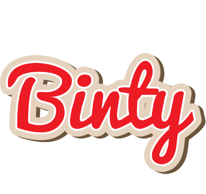 Binty chocolate logo