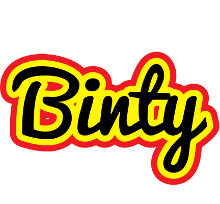 Binty flaming logo