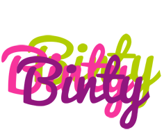 Binty flowers logo