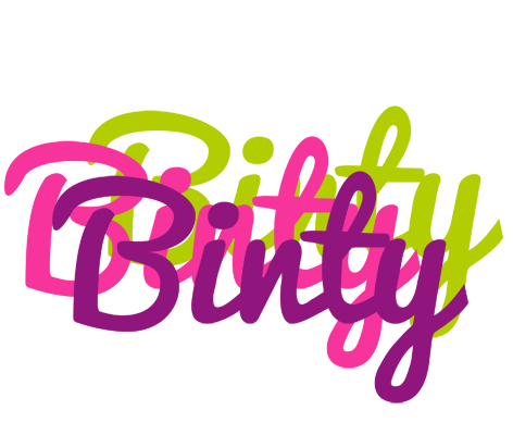 Binty flowers logo