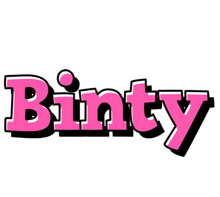 Binty girlish logo