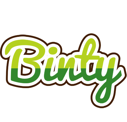 Binty golfing logo