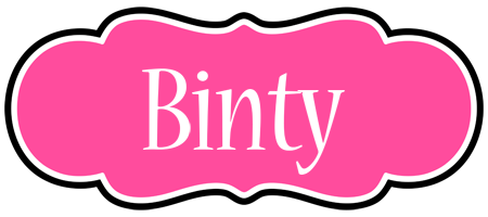 Binty invitation logo