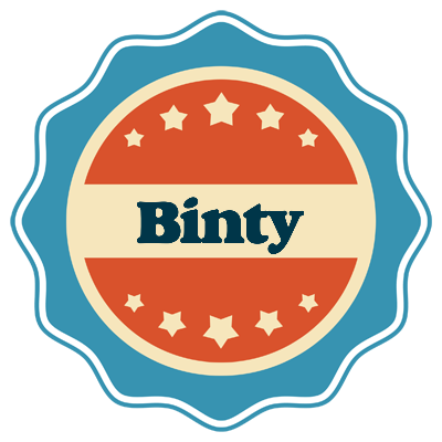 Binty labels logo