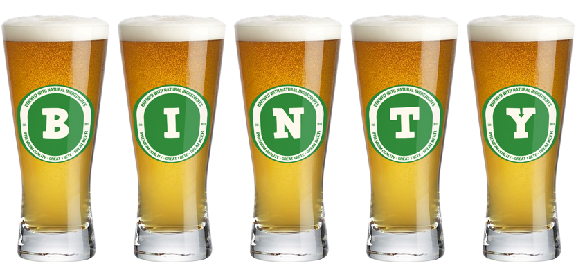 Binty lager logo