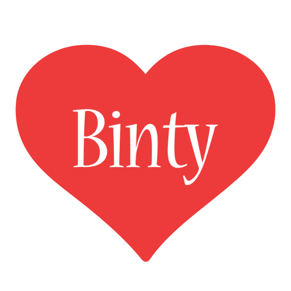 Binty love logo