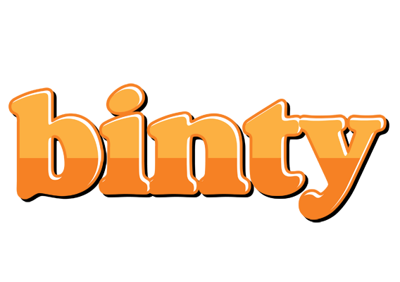 Binty orange logo