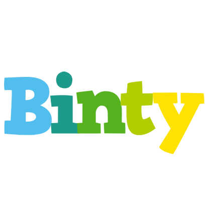 Binty rainbows logo