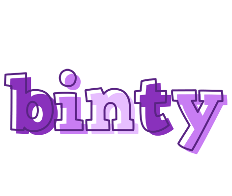 Binty sensual logo