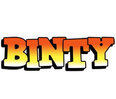 Binty sunset logo