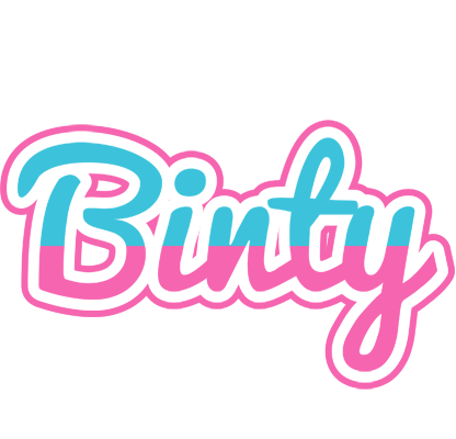 Binty woman logo