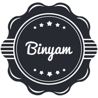 Binyam badge logo