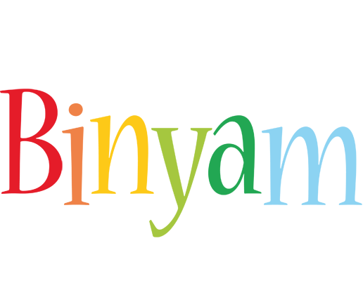 Binyam birthday logo