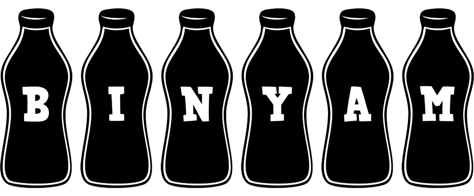 Binyam bottle logo
