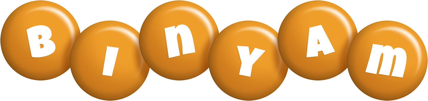 Binyam candy-orange logo
