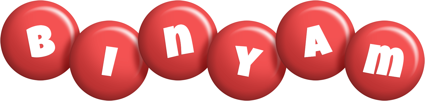 Binyam candy-red logo
