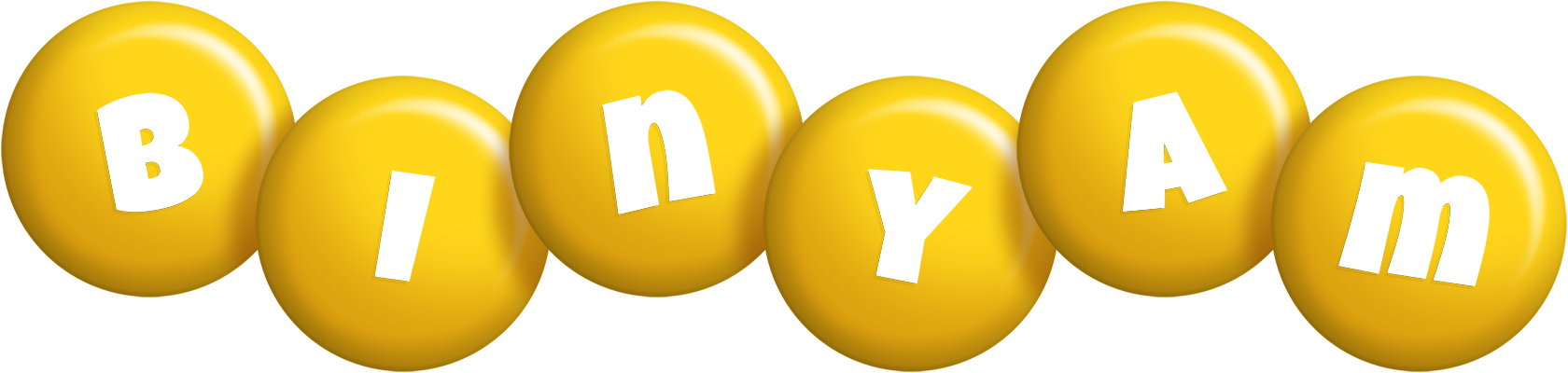 Binyam candy-yellow logo
