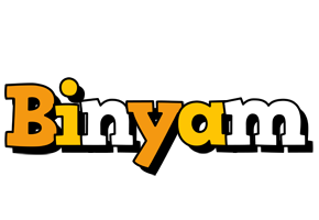 Binyam cartoon logo