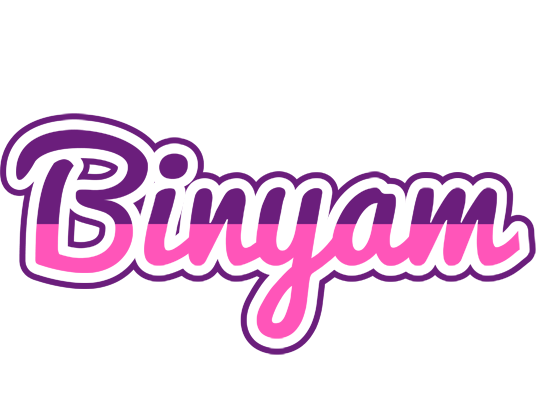 Binyam cheerful logo