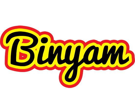 Binyam flaming logo