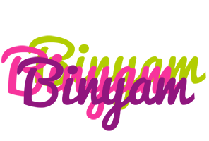 Binyam flowers logo