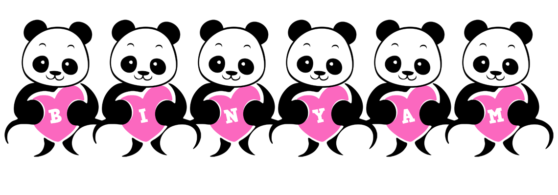 Binyam love-panda logo