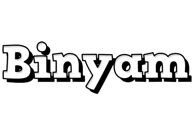 Binyam snowing logo