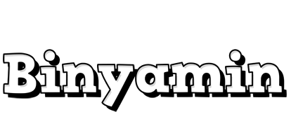 Binyamin snowing logo